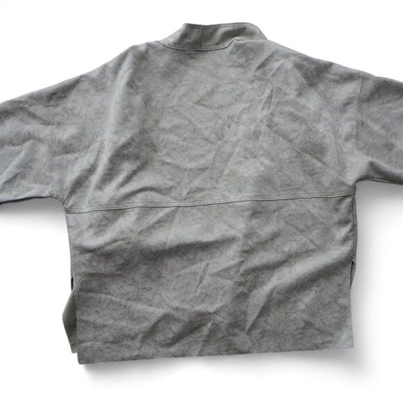 Solitaire Anthropologie Faux Suede Open Front Cardigan Jacket Women's M - Picture 6 of 8